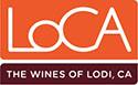 LoCA, The Wines of Lodi logo