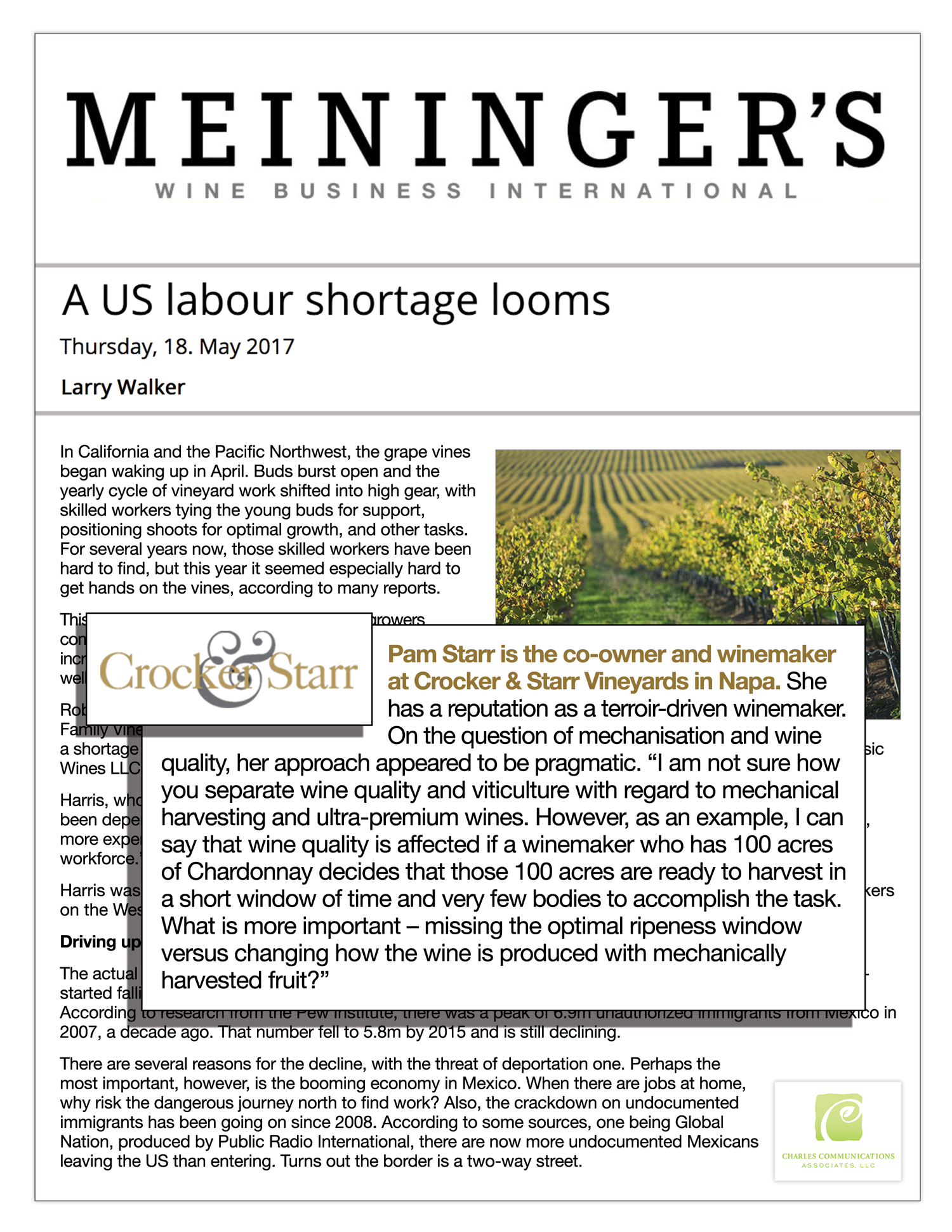 Meininger's Wine Business Monthly