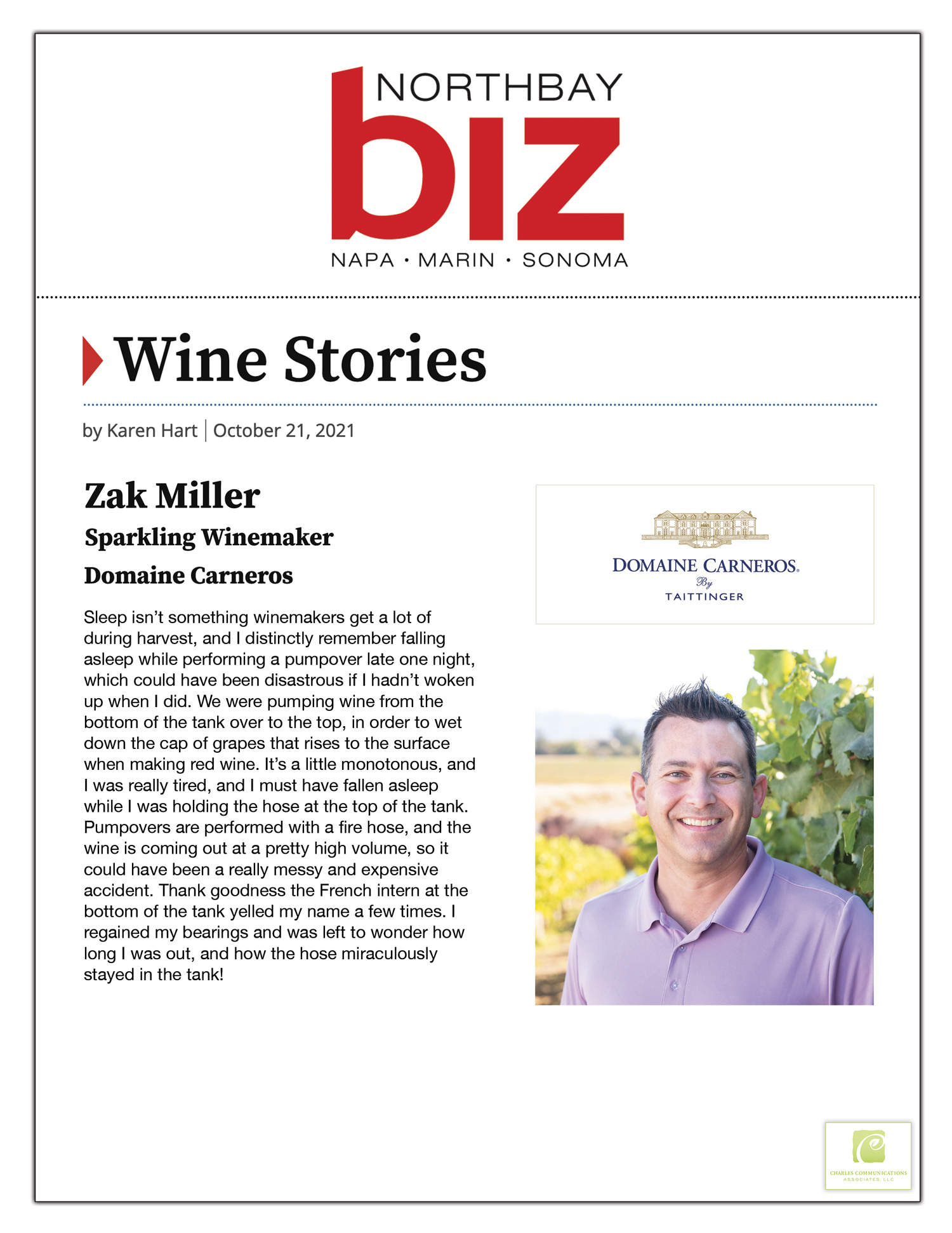 North Bay Biz - Zak Miller