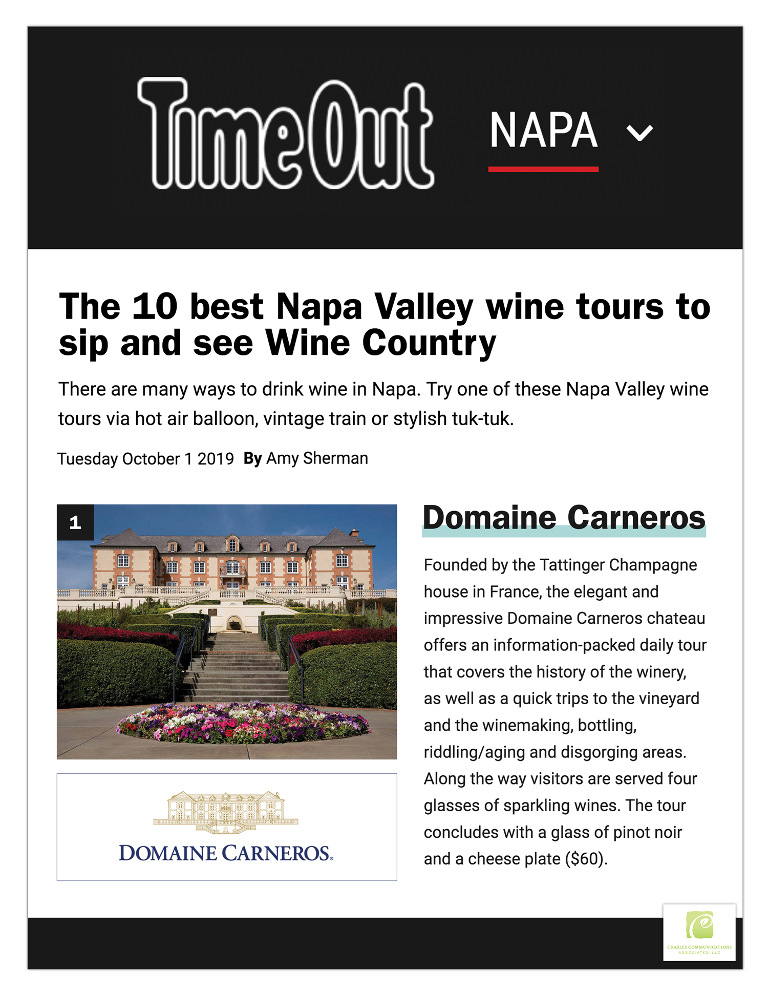 Time Out Napa