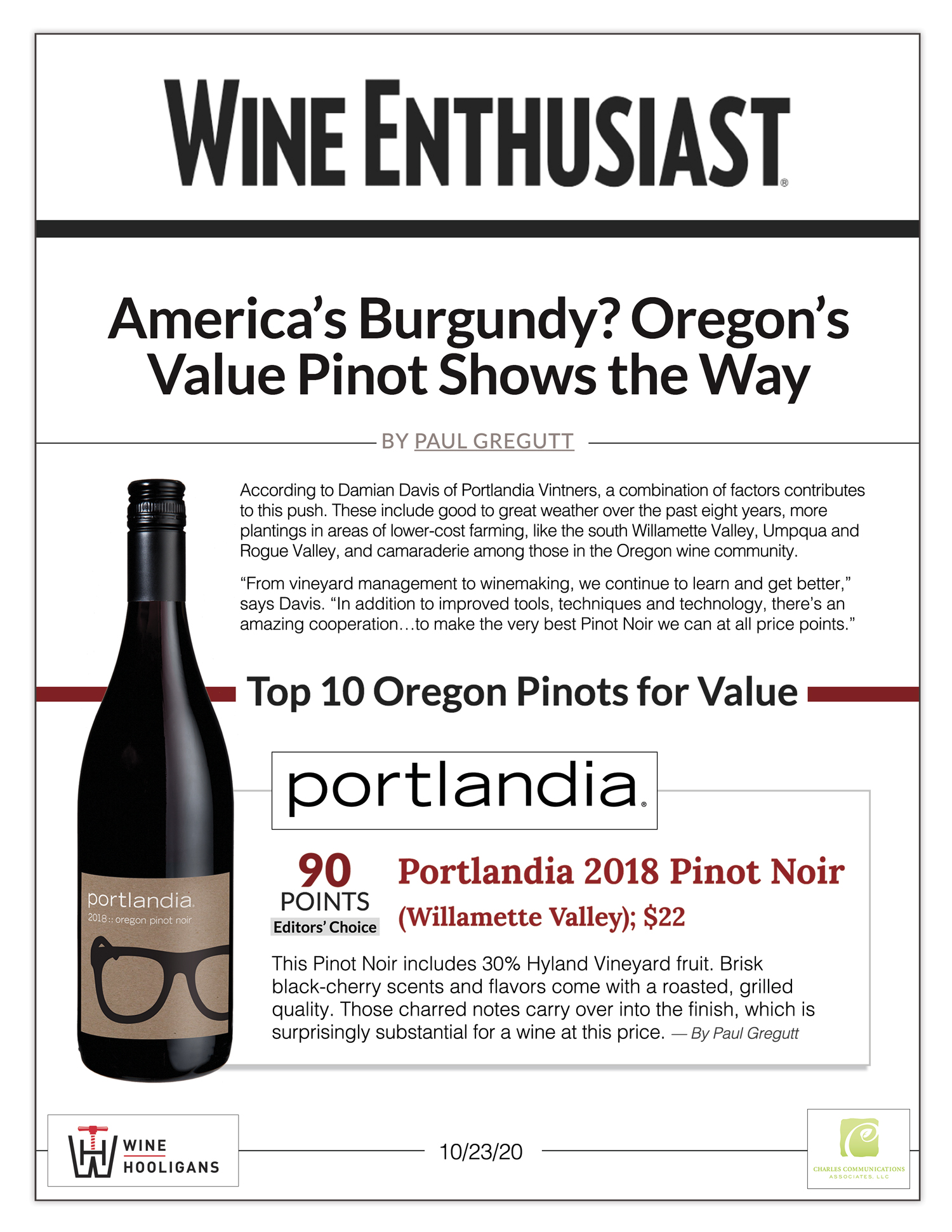 Wine Enthusiast - Portlandia